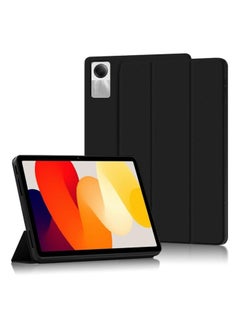 Compatible with Redmi Pad SE 11 Inch 2023 Case Ultra Thin Smart Cover for Redmi Pad SE 11'' Tablet TPU Shell with Auto Wake UP (Black)