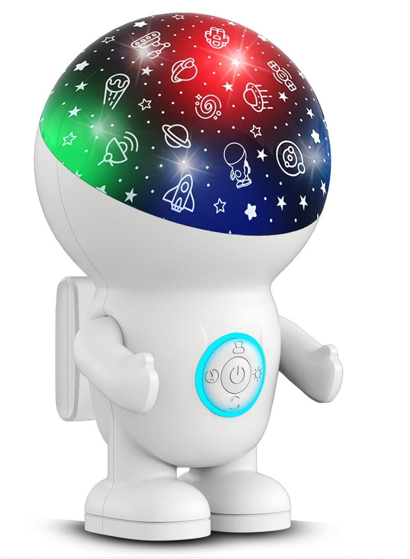 Excefore Star Projector Galaxy Night Light Night Light for Kids Bedroom Astronaut Night Light Projector with 360° Rotating and Timer 8 Color Changing Night Light for Boys and Girls Birthday Gifts - Image 1