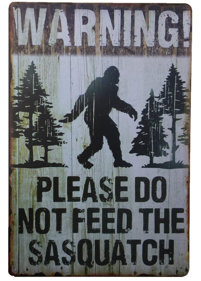 AIQIBAO AIQIBAO Metal Vintage Tin Sign DecorWarning No Trespassing Danger Signs for Outdoor Home Business Retro Art Sign 12 X 8 