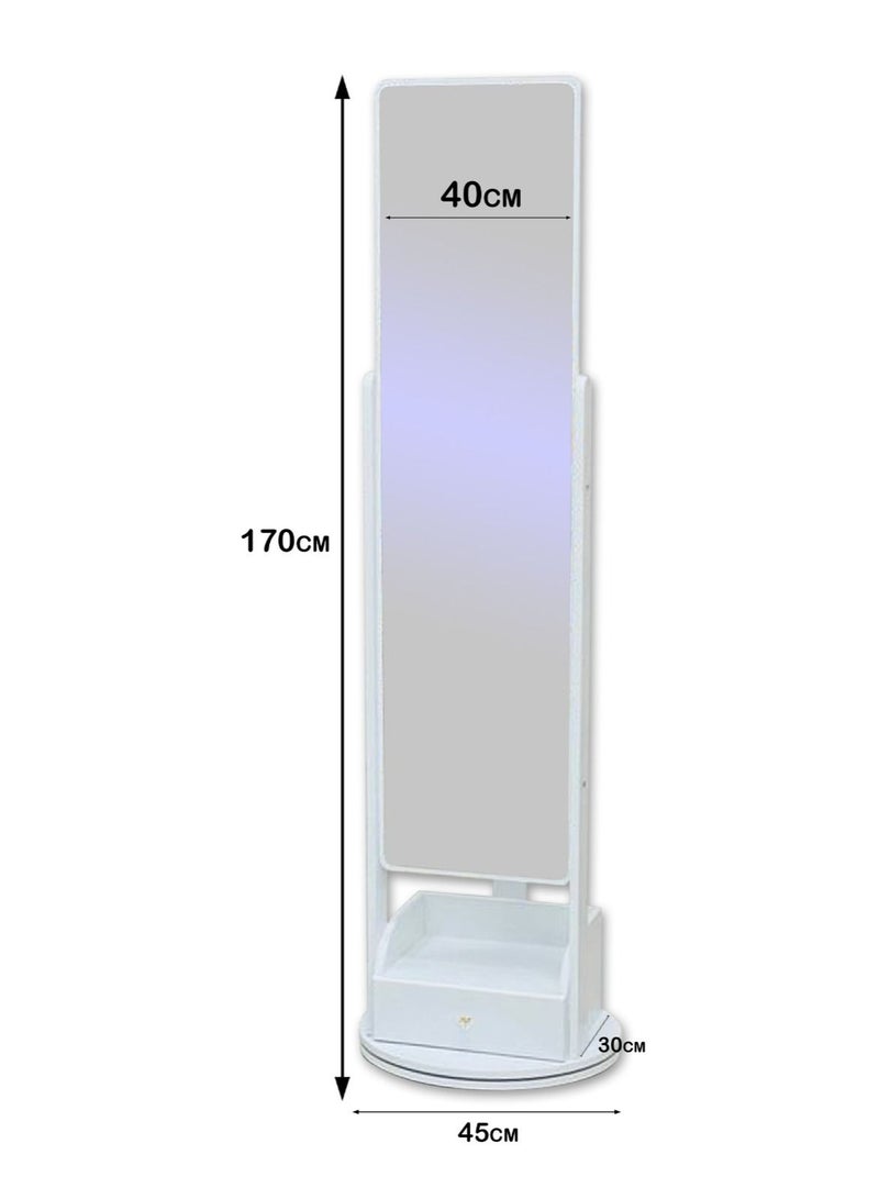 Living Floor Full Length Mirror With Holder 170X40X45Cm - Image 3