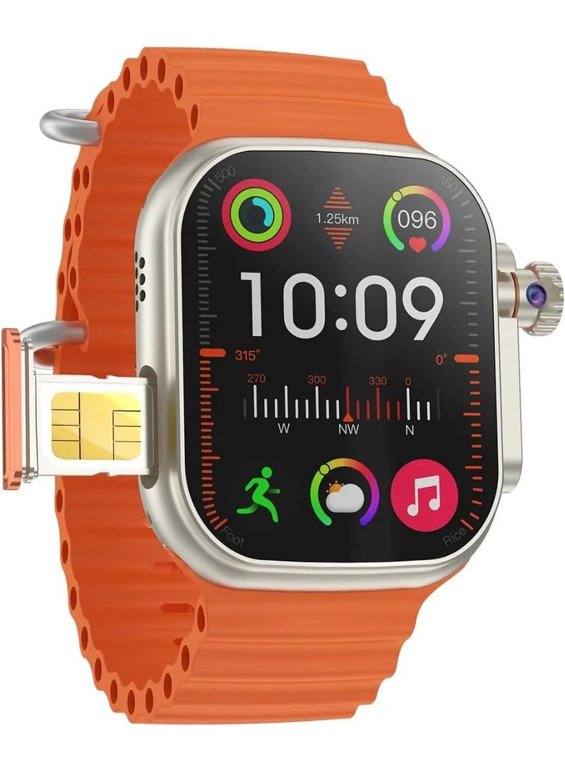 modio SM03 Smartwatch with SIM Card Support & Built-in Camera – Stylish Digital Watch with Call Function, Bluetooth Connectivity, Fitness Tracking & Notifications – Includes 3 Interchangeable Straps – Ideal for Men, Women & Teens – Lightweight & Versatile Wearable - Image 4