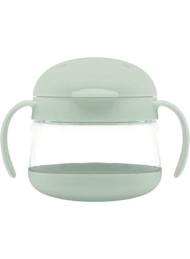 Ubbi Tweat No Spill Snack Container for Kids, BPA-Free, Toddler Snack Container, Sage - Image 2