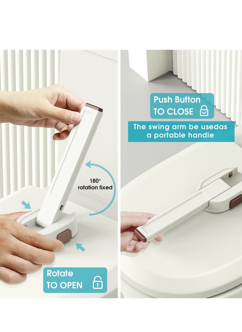 Child Safety Toilet Seat Lock - Prevents Babies and Pets from Opening the Toilet Lid, Easy to Install and Durable, Ideal for Home and Public Spaces