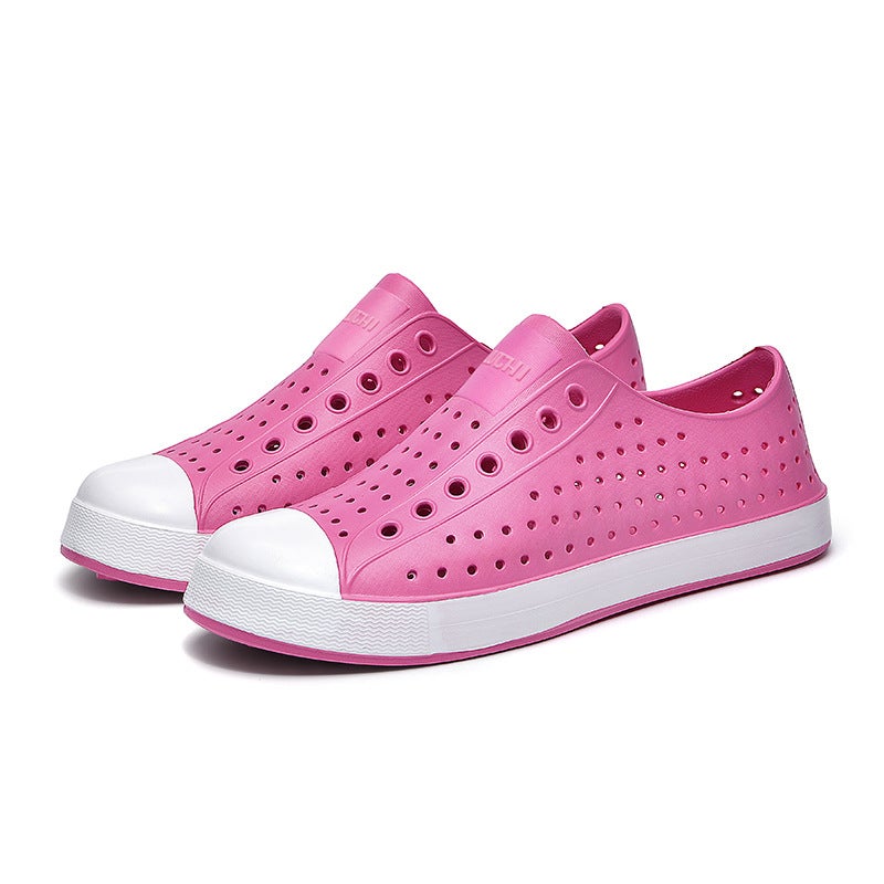 New Cave Shoes Men And Women Couple Summer Personality Hollow Casual Sandals Seaside Wading Beach Shoes - Image 1
