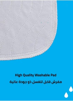 Generic SafeSleep Shield Waterproof Bed Pads - Reusable Washable Incontinence Pads for Elderly Care, Kids, Pets. Heavy Duty Protection with Ultra Absorbent Layers for Mattresses 90 X 70 CM  - Image 5