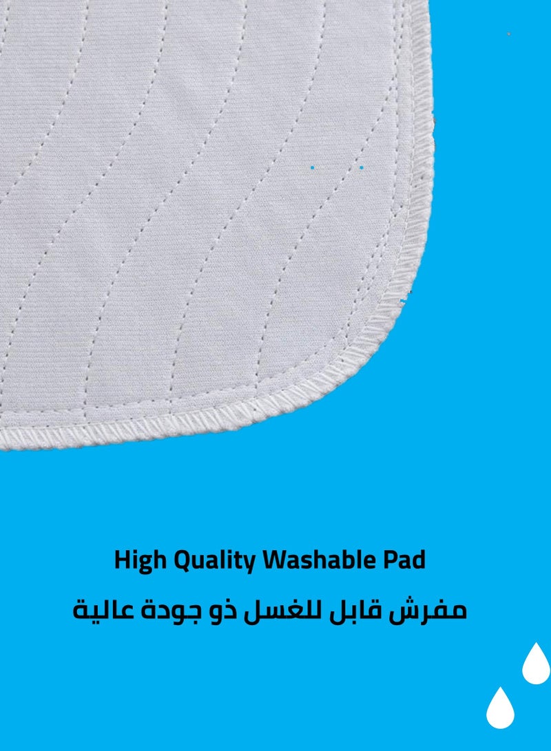 SafeSleep Shield Waterproof Bed Pads - Reusable Washable Incontinence Pads for Elderly Care, Kids, Pets. Heavy Duty Protection with Ultra Absorbent Layers for Mattresses 90 X 70 CM - Image 5