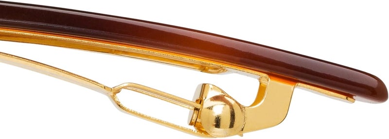 France Luxe Tortoise Long & Skinny Barrette - Image 5