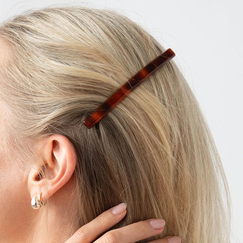 France Luxe Tortoise Long & Skinny Barrette - Image 3