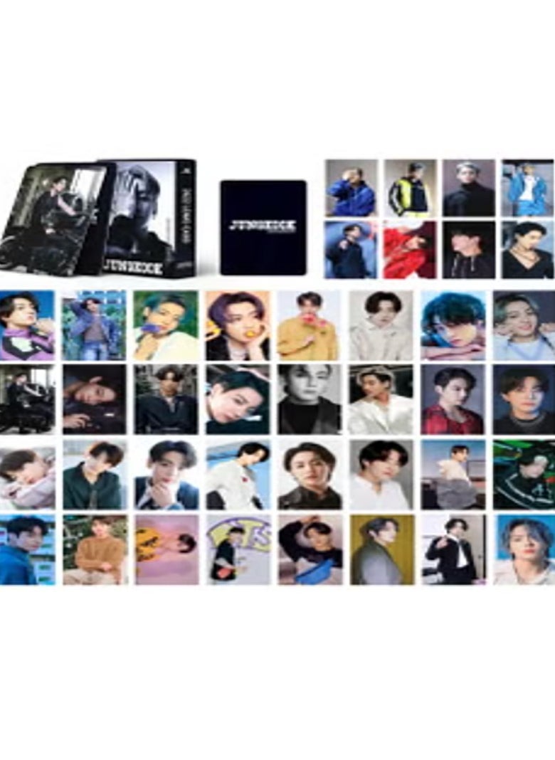 KPOP Kpop JungKook BTS New Album Merchandise Gift Box with Photocards Lanyard Sticker Keychain Pack for Fans  - Image 2