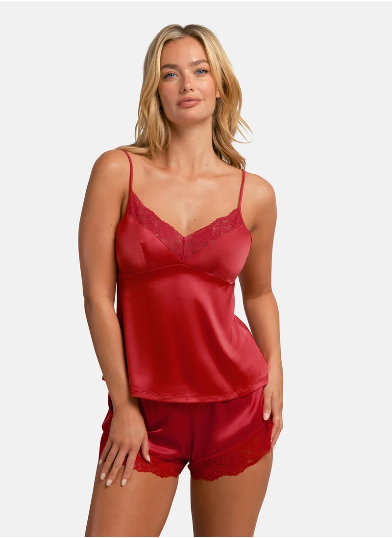 دورينا Lace Hem Cami Top