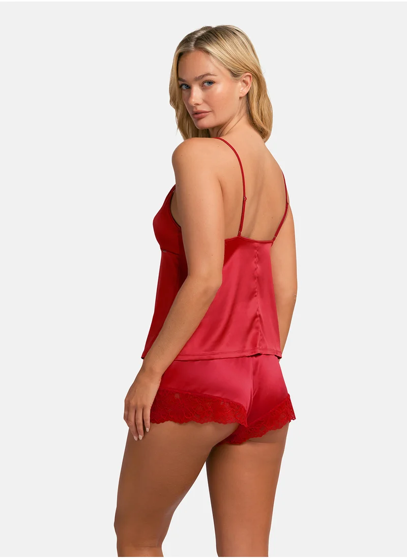 دورينا Lace Hem Cami Top