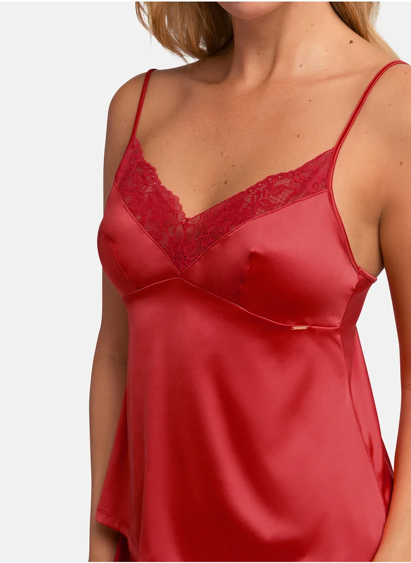 دورينا Lace Hem Cami Top