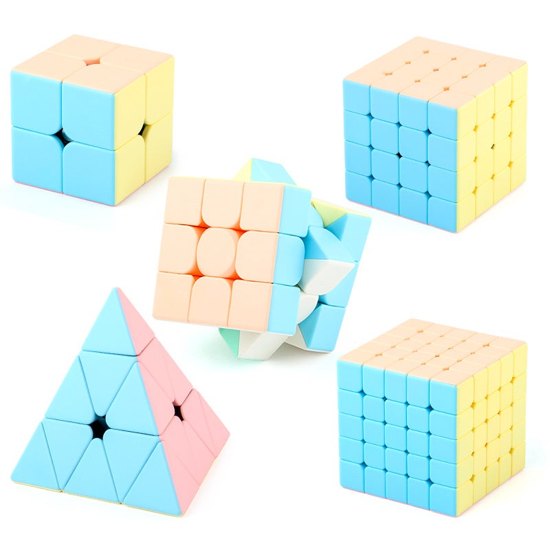 [Magic Dragon Rubik'S Cube] Magic Culture Magnetic Rubik'S Cube 2345 Order Pyramid Macaron Rubik'S Cube - Image 2