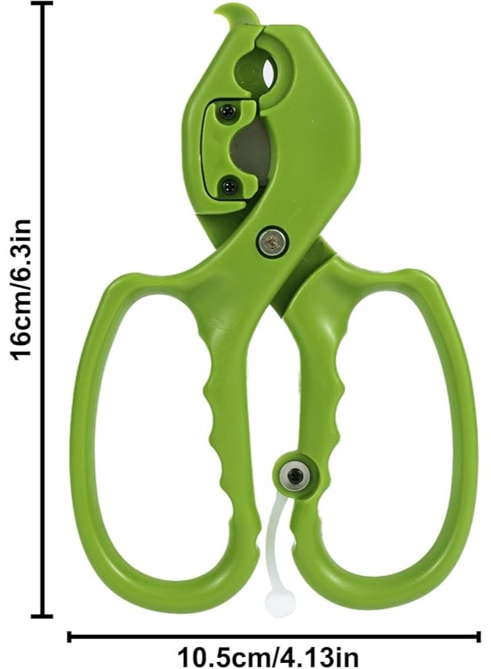 Floral Scissor, 2 In 1 Stainless Steel Garden Flower Shear Replaceable Blade Florist Tools for Cutting Fresh Flowers Leafs Rose Thorn (Green) - Image 2