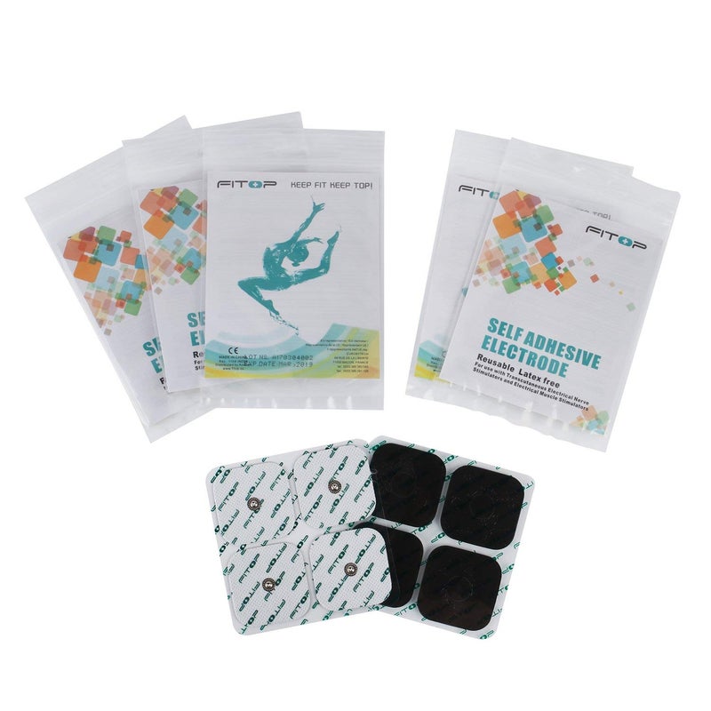 FITOP 20 Pcs Metal Snap On Electrode Pad Compatible with Compex (5 Packs) - Image 2