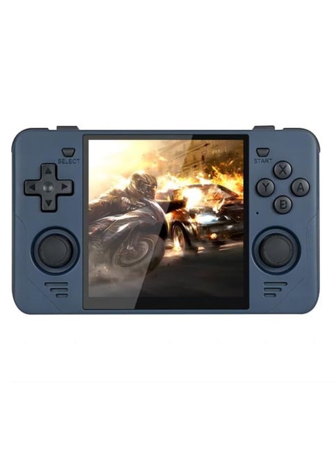 RGB30 Handheld Game Console 4.0 inch Pro Retro Games Consoles Classic Video Games System Built-in Rechargeable Battery Gaming Consoles (Blue, 128G)