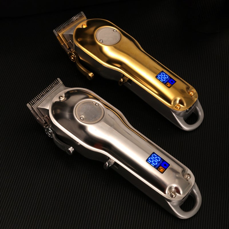Rechargeable Hair Clipper Compatible with Clipper Combs - Gentle on Hair and Skin Portable Trimmer with 4 Combs for Precise Trimming - Aluminum Alloy Hair Styling Tool for Professional Salon and Home - Image 3