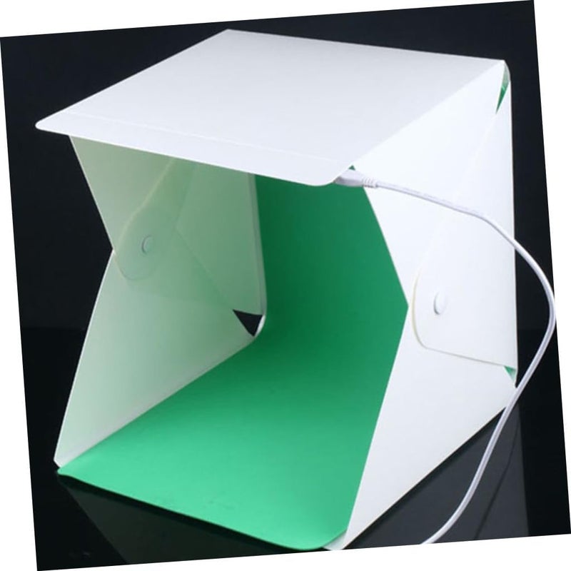 Mini Photography Light Box 20cm Folding LED Photo Studio Shooting Tent Portable Photo Prop for Small Product Photography - Image 4