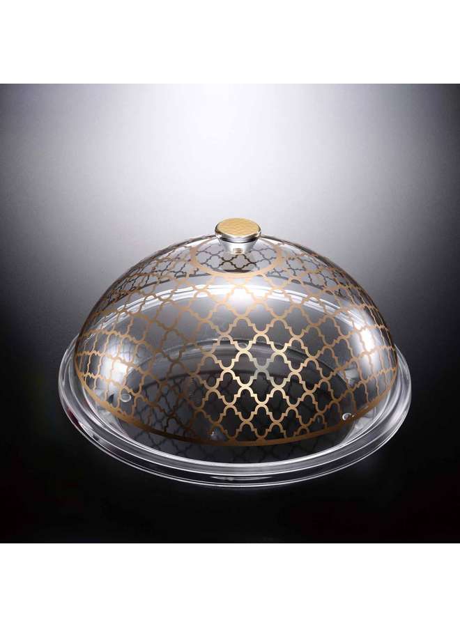 Acrylic Serving Set 35 cm Golden Design