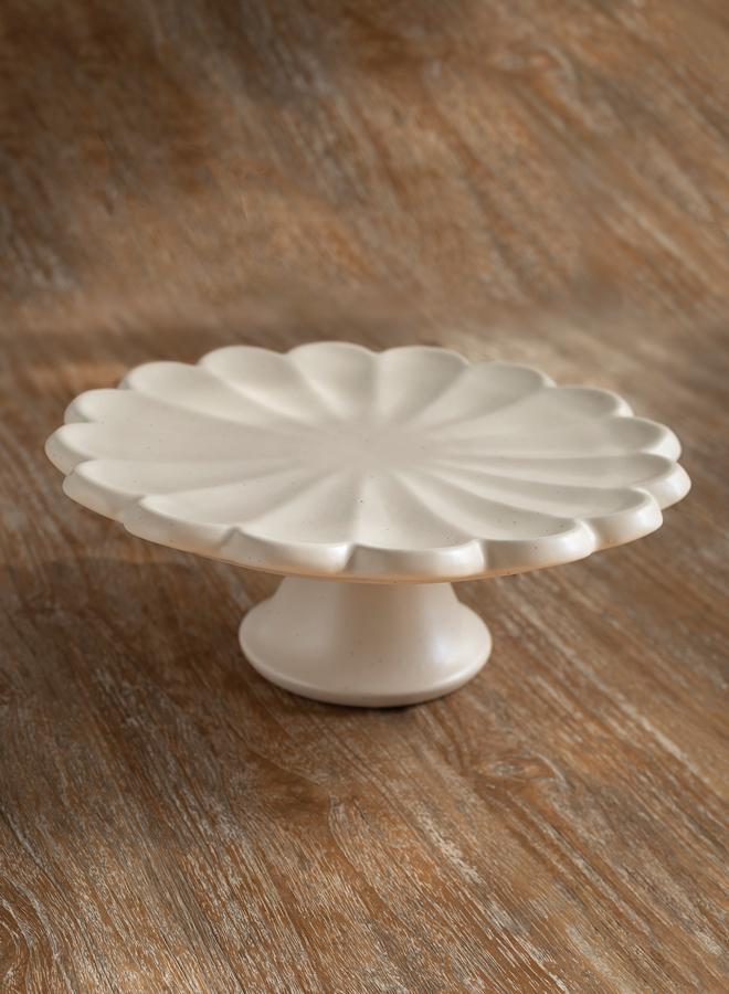 Curate Home Zahra Ceramic Cake Stand - Image 1
