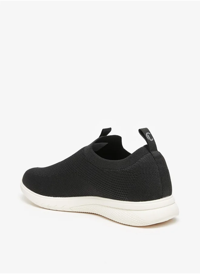 لو كونفورت Mesh Textured Slip-On Sneakers