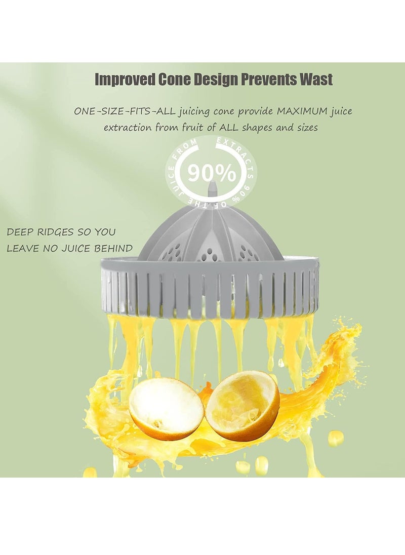 Electric Citrus Juicer, Hands-Free Portable USB Charging Powerful Electric Juicer Cordless Fruit Juicer