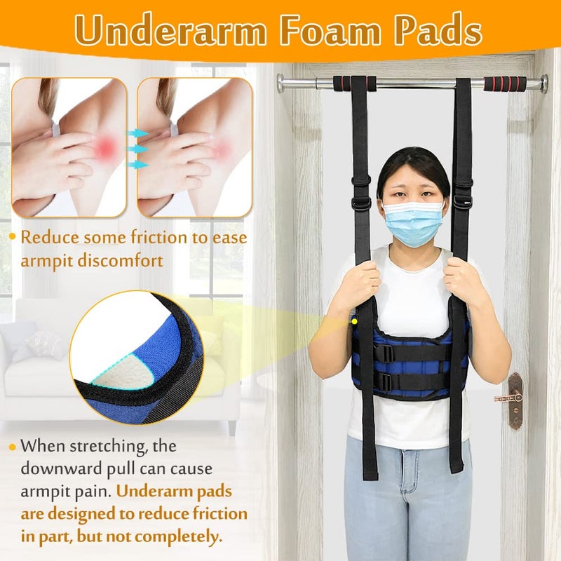 Mybow Back Stretcher, Lumbar Traction Device, Spine Decompression Belt for Pain Relief, Spinal Back Stretcher Belt, Thoracic Spinal Decompression Harness, Portable Stretching Device (Medium) - Image 3