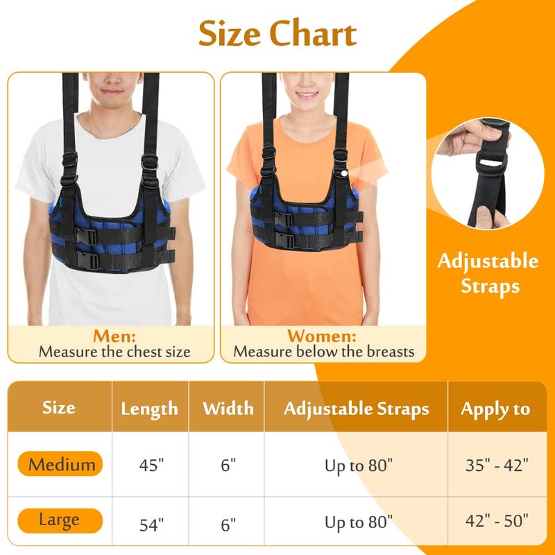 Mybow Back Stretcher, Lumbar Traction Device, Spine Decompression Belt for Pain Relief, Spinal Back Stretcher Belt, Thoracic Spinal Decompression Harness, Portable Stretching Device (Medium) - Image 5