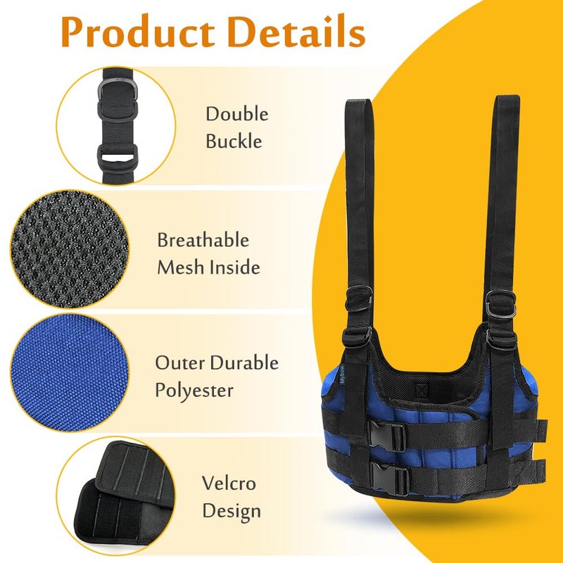 Mybow Back Stretcher, Lumbar Traction Device, Spine Decompression Belt for Pain Relief, Spinal Back Stretcher Belt, Thoracic Spinal Decompression Harness, Portable Stretching Device (Medium) - Image 4