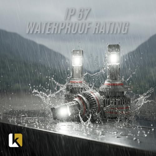 KYNE 300W High Power Premium LED Headlights Bulb –H19/H4 6000K Cool White, 30,000 Lumens Ultra-Bright, IP65 Waterproof with 2 YEAR WARRANTY (2 Year Warranty, H19/H4) - Image 4