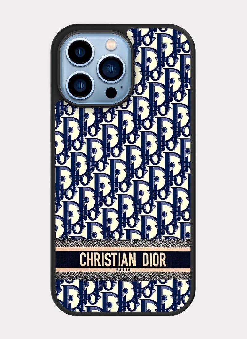 بكسلات كفر ايفون 13 برو ماكس ديور نيلي - Image 1