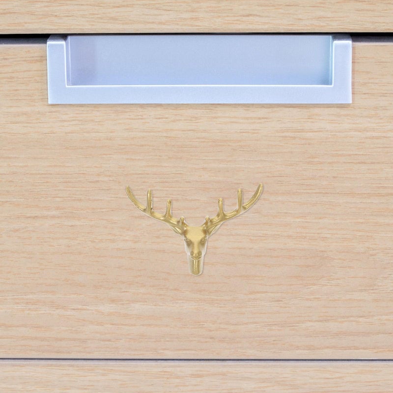 Brass Wardrobe Handle Single Hole Yellow Metal Cabinet Drawer Pull Knob for Furniture - Image 5