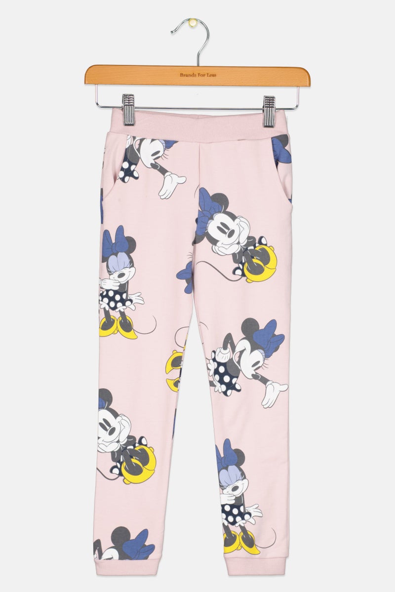 NAME IT Kids Girl Disney Pull On Jogger Pants, Multicolor - Image 2