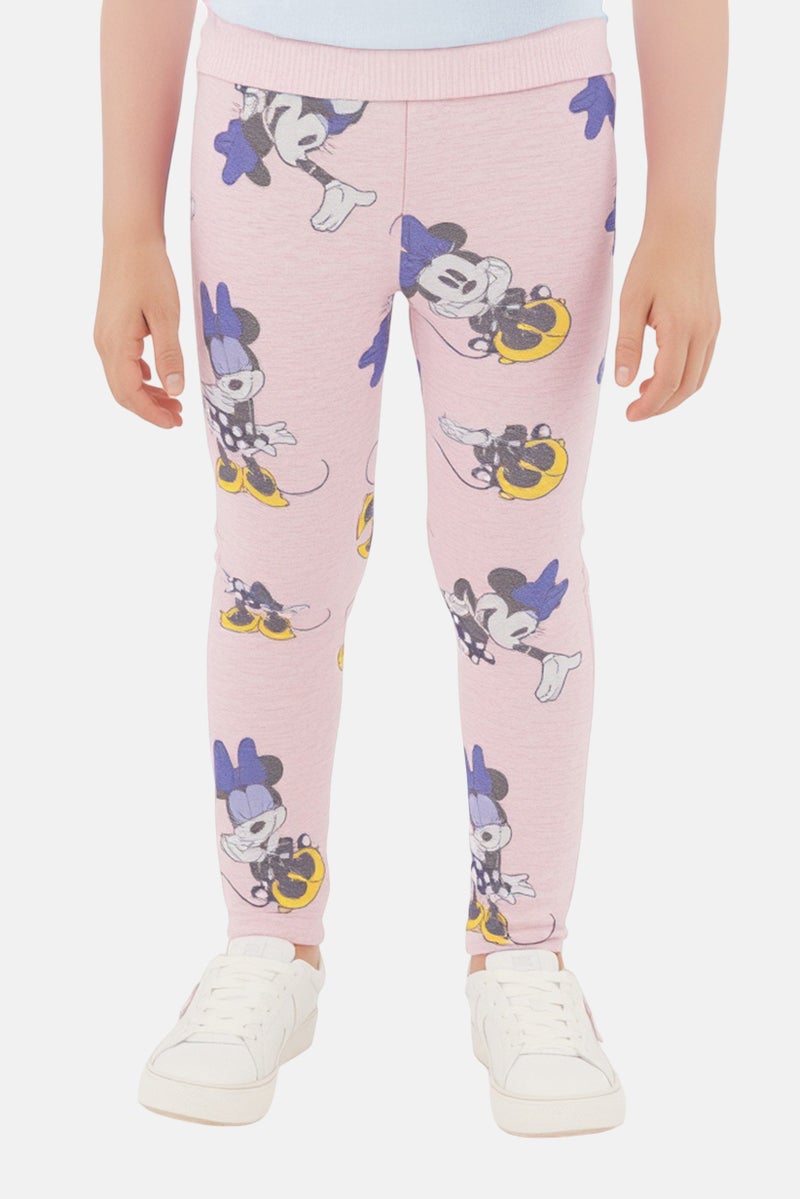 NAME IT Kids Girl Disney Pull On Jogger Pants, Multicolor - Image 1