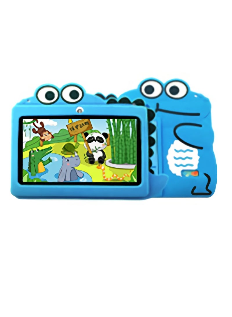 AROAQ K706 Kids Tablet, 7 Inch Portable Learning Parental Control Tablet, Anti Fall Lightweight Computer Children Tablet, Wifi Android Tablet With Quad Core Processor For Children, (1pc, Blue) - Image 1