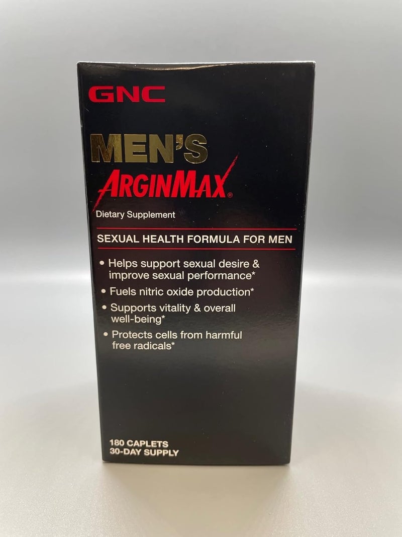 GNC Mens Arginmax Sexual Health Supplement for Men 180 Count Supports Blood Flow and Vitality - Image 2