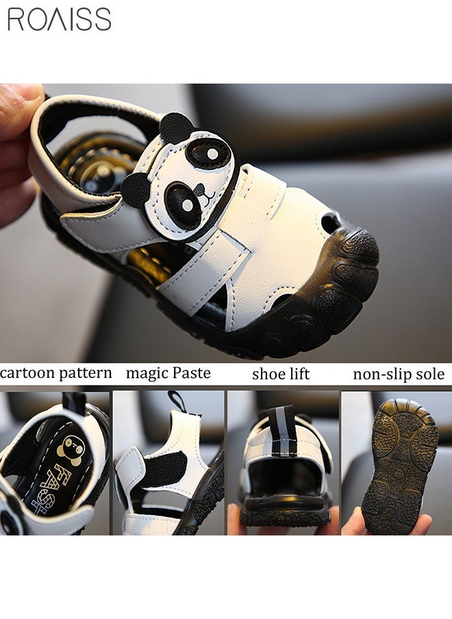 Baby Sandals Panda Pattern Girls and Boys Cartoon Beach Shoes Anime New Summer Toddler Shoe