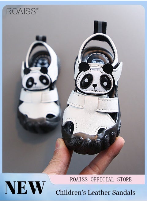 Baby Sandals Panda Pattern Girls and Boys Cartoon Beach Shoes Anime New Summer Toddler Shoe