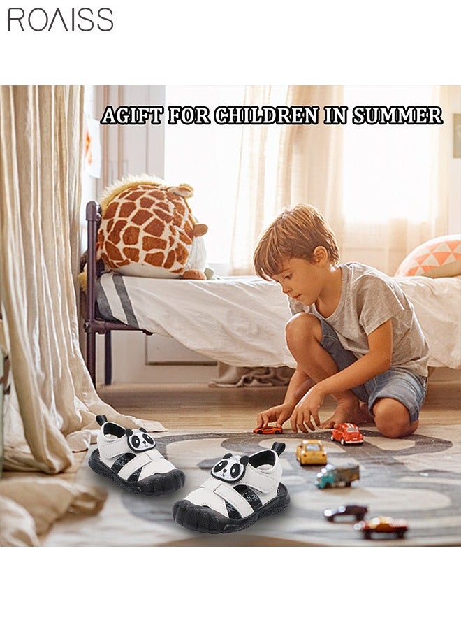 Baby Sandals Panda Pattern Girls and Boys Cartoon Beach Shoes Anime New Summer Toddler Shoe