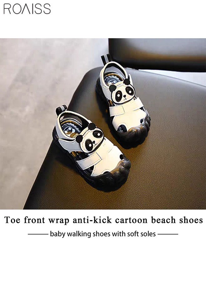 Baby Sandals Panda Pattern Girls and Boys Cartoon Beach Shoes Anime New Summer Toddler Shoe