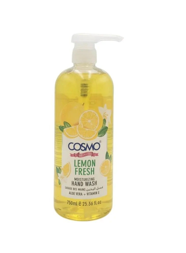 COSMO Fresh Lemon Liquid Hand Wash 750ml