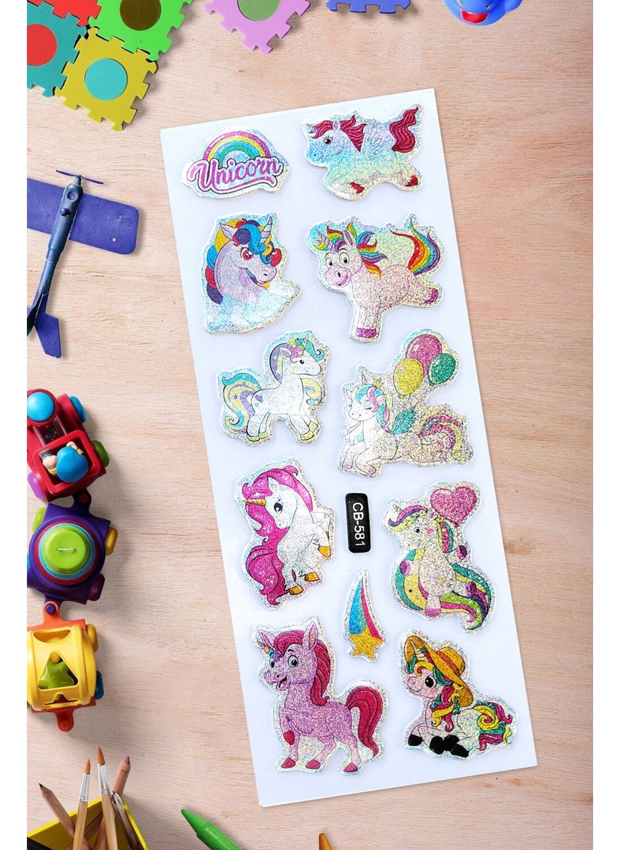 Glitter Unicorn Kids Sticker Labels Stickers - pzsku/Z4ED84D12E4FE9585B6F1Z/45/_/1731089558/bfaa2d21-dd6a-47d9-b66e-472a04487db6