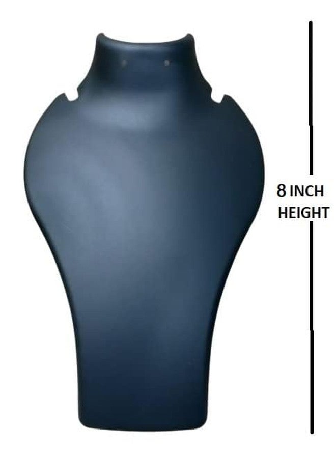 morel JEWELS BLACK PLASTIC NECKLACE JEWELRY STAND 8 INCH JEWELLERY NECKLACE DISPLAY STAND BLACK FOR NECK CHAIN MOTI MALA DISPLAY STAND. PACK 12 (NECK-STAND-8INCH-BLACK-PACK12) - Image 3