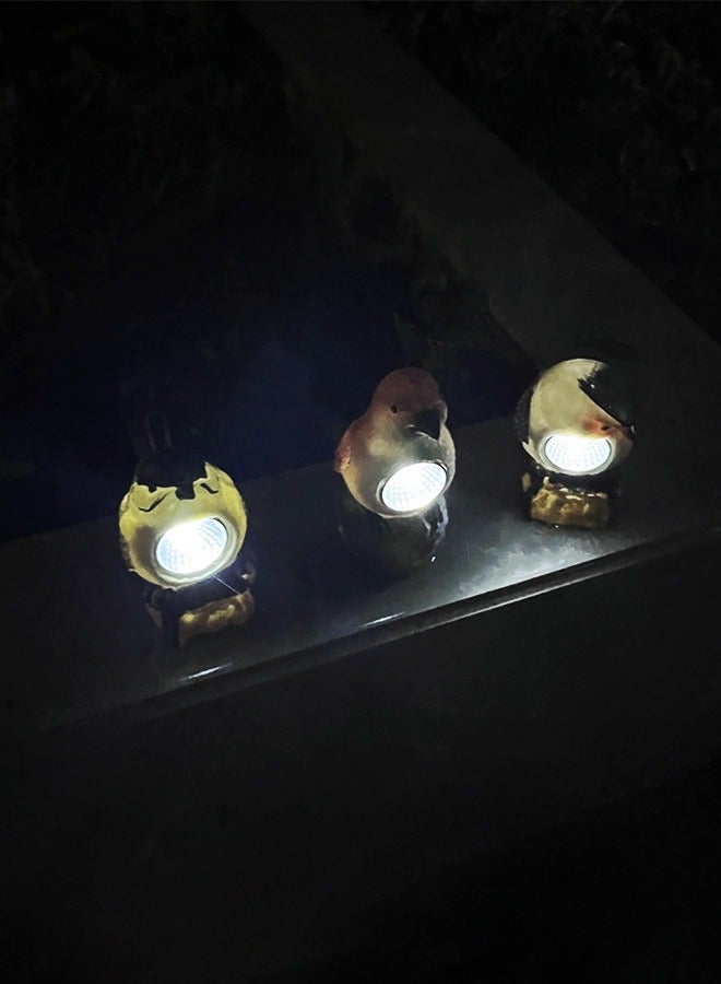 Generic 1 piece bird solar light outdoor courtyard garden landscape decoration resin garden lawn ornaments - Image 3