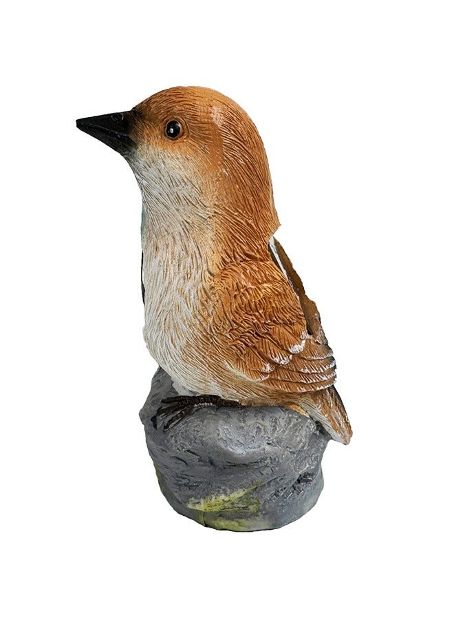 Generic 1 piece bird solar light outdoor courtyard garden landscape decoration resin garden lawn ornaments - Image 1