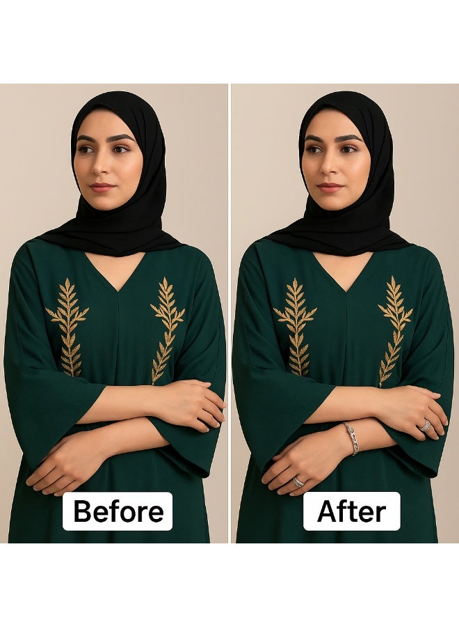 ياميكر طقم سوار وخاتم نسائي باللون الفضي من YAMEKER.AE | مجوهرات بتصميم سلسلة فاخرة مرصّعة بحجر الزركون CZ | طلاء روديوم مع خاتم بمقاس ثابت وسوار مفتوح | هدية مناسبة للحفلات والزفاف والعيد للنساء والفتيات - Image 4