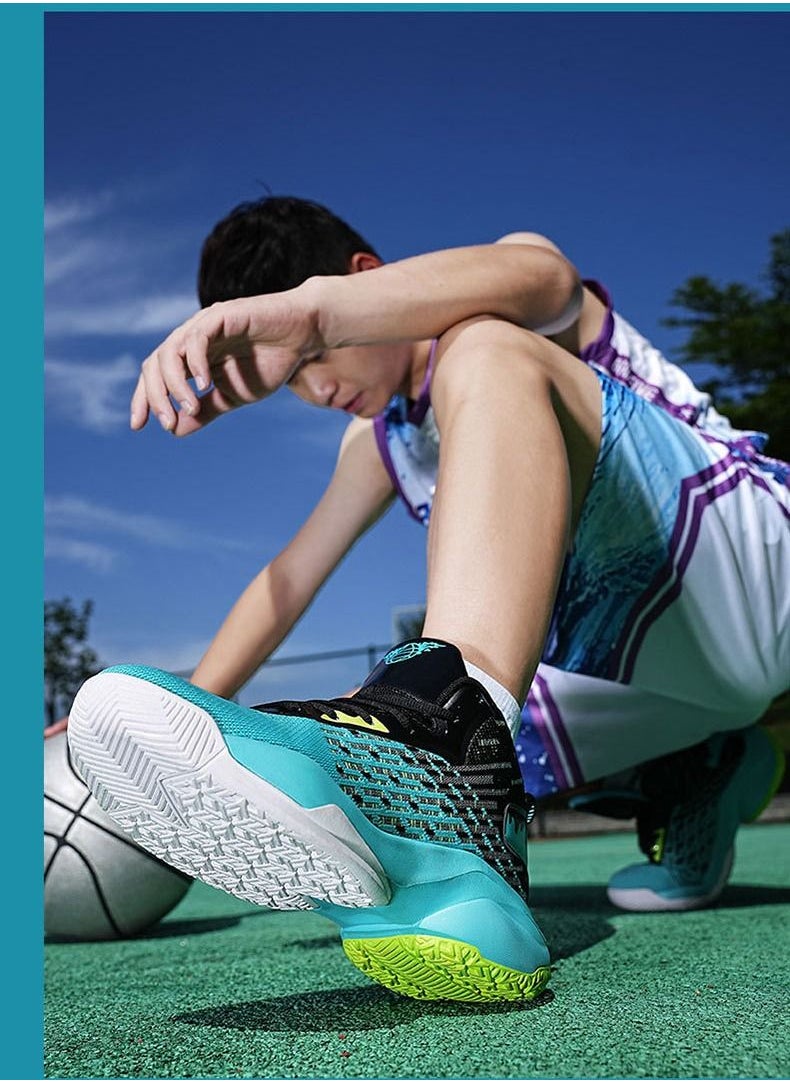 New Summer Shock Absorbing Double Air Cushion Basketball Shoe