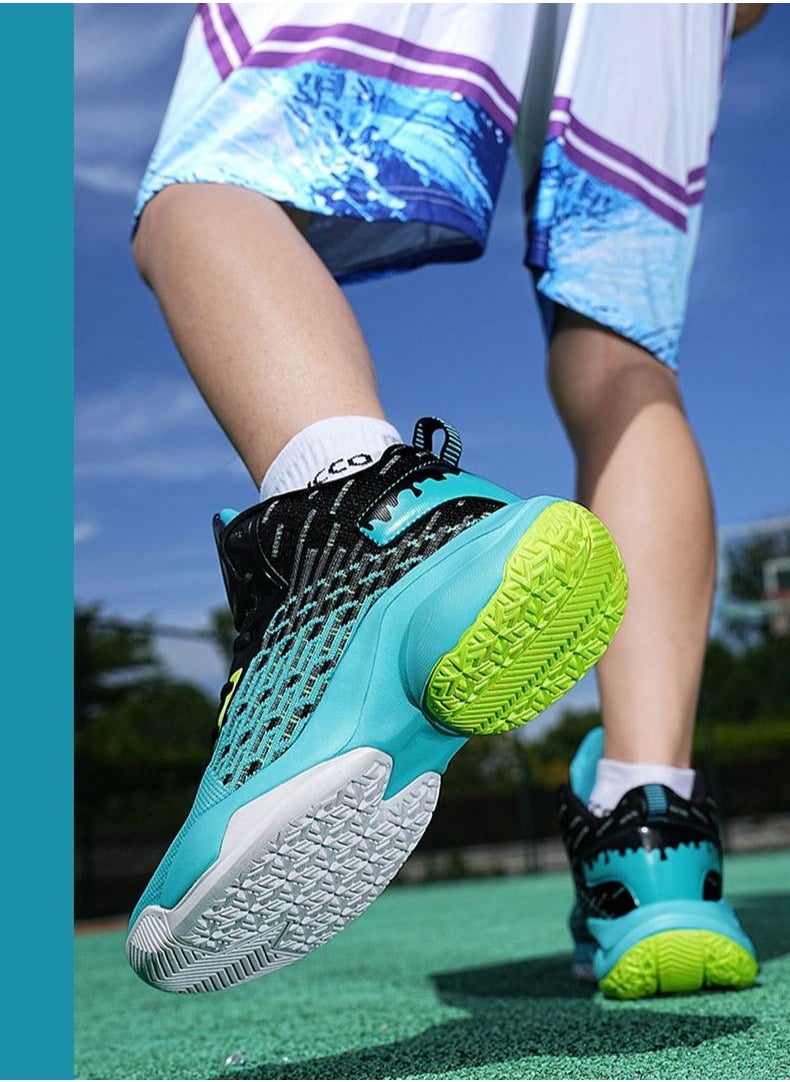 New Summer Shock Absorbing Double Air Cushion Basketball Shoe