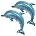 SAMOKA Large Dolphin Balloons2 PCS 46 Inch Ocean Animals Foil Mylar BalloonsSea Animal Balloons for Kids Birthday Themed Party Decorations - Image 3