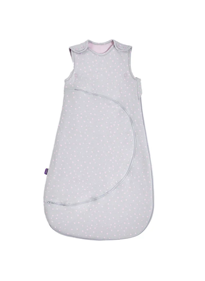 سنوز Pouch Sleeping Bag For Infant And Baby 2.5 Tog Clever Nappy Change Zip Material 100% Cotton For Temperatures Within 16 - 20 Celsius Suitable From 0 To 6 Months Max.Length 68 Cmrose Spot